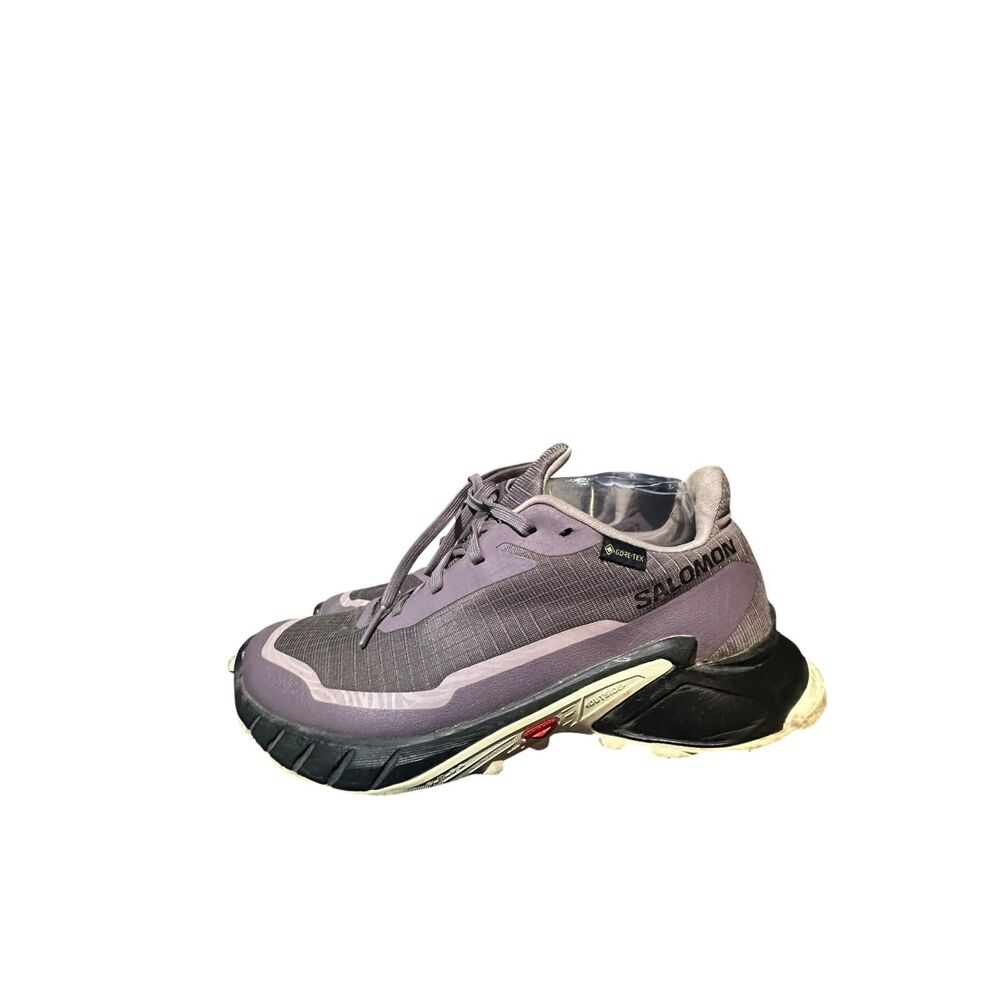 Women's Salomon Alpha Cross 5 GTX Trail Running Shoes Womens Size 7.5 Purple